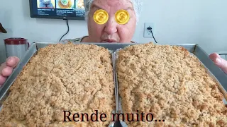 Cuca de farofa - Faça e venda- A melhor receita...