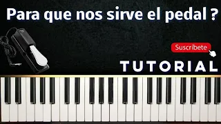 Para que sirve el pedal del piano tutorial | Tutorial piano como funciona el pedal y como usarlo