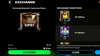 Refreshed 93-97 Centurions Player Exchange Pack Opening FC Mobile 24!