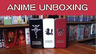 ANIME UNBOXING | Fullmetal Alchemist 1-13 + Tins | Funimation