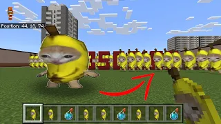 GMOD Nextbots Animated V2 ADDON for Minecraft PE Escape from Banana Cat | ADDON for MCPE Nextbots