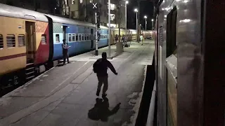 COVID SPL CHENNAI DURONTO arriving at MGR CHENNAI CENTRAL Railway Station!