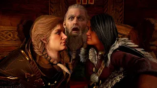 Eivor gets the ladies - being in relationship with Randvi and Petra at the same time in ACV