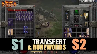 You can't make 2.4 runewords in non-ladder Diablo 2 Resurrected ! And temp stash !