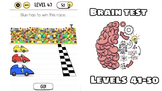 brain test tricky puzzles level 41 42 43 44 45 46 47 48 49 50 walkthrough