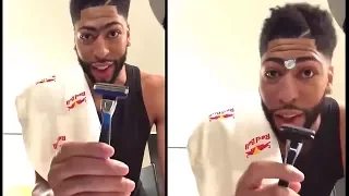 Anthony Davis Just Shaved His UNIBROW!