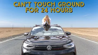 I SPENT 24 HOURS WITHOUT TOUCHING THE GROUND! (Girlfriend)