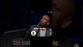 Dave Chapelle: 5 fingers say to the FACE.