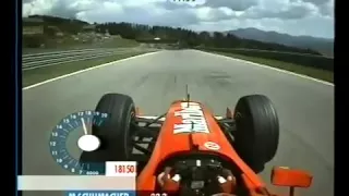 F1 Austrian GP A1 Ring 2002   Qualifying   Michael Schumacher Onboard Lap