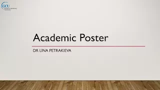 Academic Posters