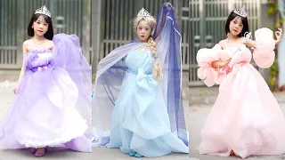 TikTok Thời Trang Con Nhà Nghèo #65 | Fashion Design Pinnacle | Frozen Princess Elsa In Real Life