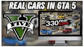 REAL CARS PACK FOR GTA 5 | INSTALL + TUTORIAL | 330 REAL CARS