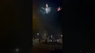 NYE 2023 Fireworks From Frankfurt, Germany