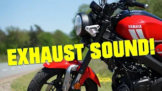 2021 YAMAHA XSR125 EXHAUST SOUND!