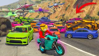 TODOS CONTRA MI EN MOTO!! MUCHA TENSIÓN! - GTA V ONLINE