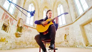 Playing guitar in an empty church sounds UNBELIEVABLE