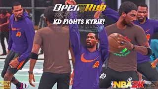 KD FIGHTS Kyrie! | NBA 2K23 Open Run Mode | Team KD vs. Team Kyrie