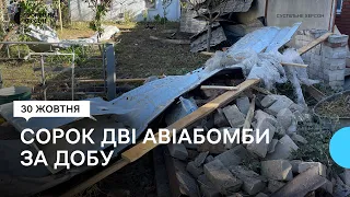 Російські військові скинули за добу сорок дві авіабомби на Херсонщину