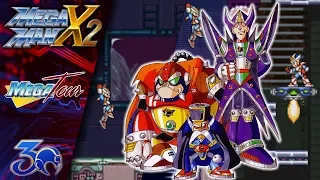 Megaman X2 SNES: X-Hunter Stages. Violen, Serges & Agile | MegaTour P9 - HD [60FPS]