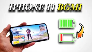 IPhone 11 100 to 0 Pubg test 🔥IPhone 11 100% to 0% battery darin test