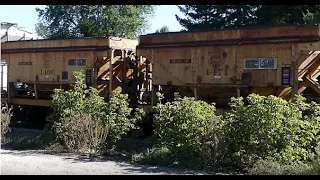 Rare Duluth, Missabe And Iron Range Railroad Converted Ballast Cars On This Train! | Jason Asselin