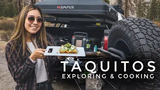 Chicken Taquitos On The Trails | Outdoor Exploring and Cooking