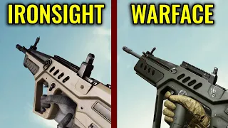 Ironsight vs Warface - Weapons Comparison