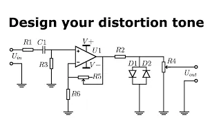 Designing Your Overdrive/Distortion Pedal: Part 1 - The Simplest Schematic.