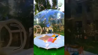 Inflatable Transparent One Room Outdoor Camping Dome Glamping Hotel Bubble Tent