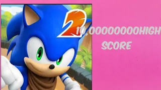 Sonic dash 2 best Gameplay/.              All characters ability run! 👍