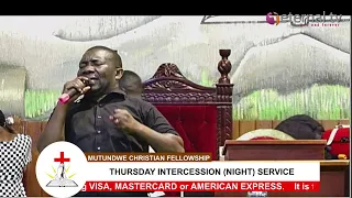 MCF: Thursday Intercession (Night) Service With Pastor Tom Mugerwa 25-August-2022