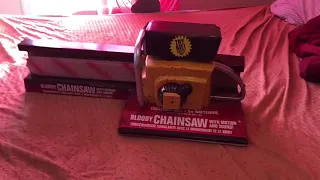 The deluxe Animated bloody chainsaw prop my costume accessories review.