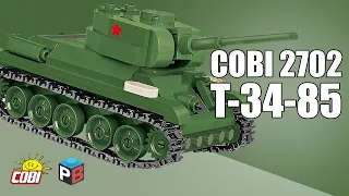 T-34-85 Tank - COBI 2702 - Stop motion Speed build