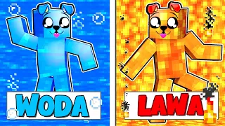 WODA vs LAWA w Minecraft 💧🔥