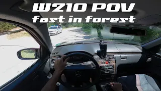 ✇ Mercedes-Benz E240 - POV drive W210 | Fast ride #W210POV