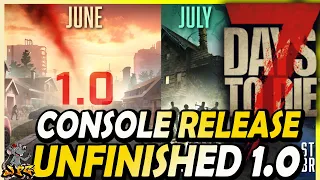 7 DAYS TO DIE CONSOLE RELEASE DATE! Huge Price Increase! Incomplete Game! DLC On Roadmap!