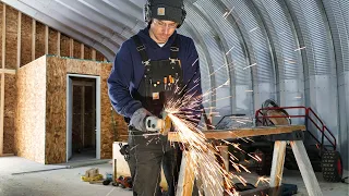 Quonset Hut Utility Room | Electrical Rough-In, Vents & Installing Doors