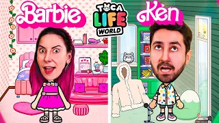 CASA BARBIE vs CASA KEN no Toca Life