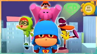 🦸POCOYO & NINA -Super Friends save Pocoyo World [91min] ANIMATED CARTOON for Children FULL episodes