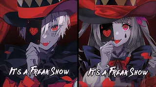 Jake Daniels, AViVA - Freak Show (Sped Up) [Lyrics 8D Audio Nightcore] | USE HEADPHONES 🎧