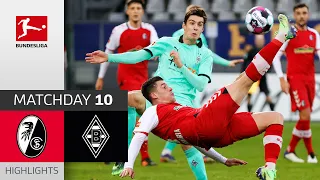 SC Freiburg - Borussia M'gladbach | 2-2 | Highlights | Matchday 10 – Bundesliga 2020/21