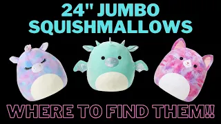 How BIG is the Jumbo 24" Squishmallow in Real Life?!?! & Squishmallow Hunting!!