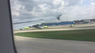 S7 Airlines A321 Take-off from Moscow-DME