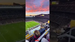 I'm shocked to see amazing view from the top of camp nou #shorts