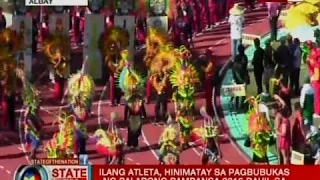 SONA: Ilang atleta, hinimatay sa pagbubukas ng Palarong Pambansa 2016 dahil sa matinding init