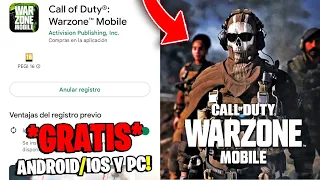 Como DESCARGAR Y JUGAR CALL OF DUTY WARZONE MOBILE GRATIS en ANDROID *2022* TUTORIAL 😱🔥