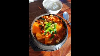 Gudu Gudu one pot meal~ Kimchi Tofu Soup 🌶️