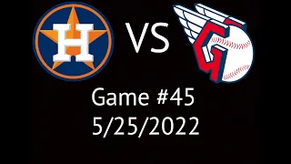 Astros VS Guardians Condensed Game Highlights 5/25/22