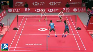 Super Attack and Defense | Kevin Sanjaya/ Marcus Fernaldi vs Li Junhui/ Liu Yuchen