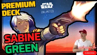 Sabine Green Aggro  | schnelles | Star Wars Unlimited Decktech | deutsch